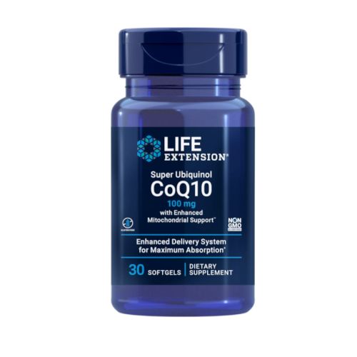 Super Ubiquinol CoQ10 100 mg, s shilajit in s podporo za mitohondrije, 30 mehkih gelov