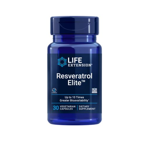 Life Extension Resveratrol Elite™, 30 vegetarijanskih kapsul, prehransko dopolnilo