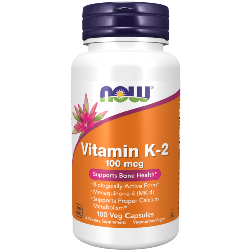 Now Vitamin K2, 100mcg, prehransko dopolnilo