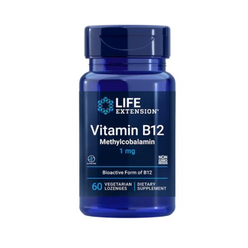 Life Exension Vitamin B12 1mg, 60 pastil