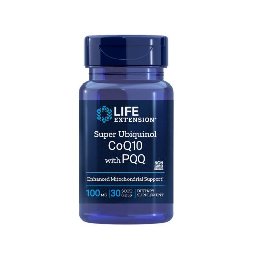 Life Extension Super Ubiquinol CoQ10 100mg s PQQ, 30 mehkih kapsul