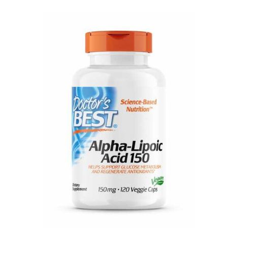 Doctor's Best Alfa lipoična kislina 150mg, 120 kapsul