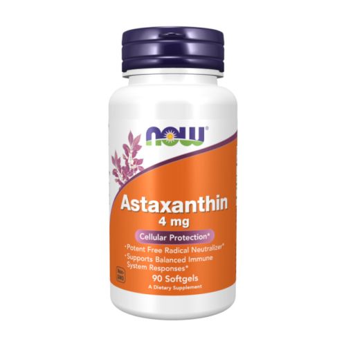 NOW Astaksantin 4mg, 90 mehkih gelov