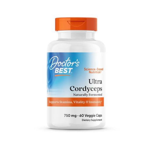 Doctor's Best Ultra Cordyceps, 60 kapsul, prehranski dodatek