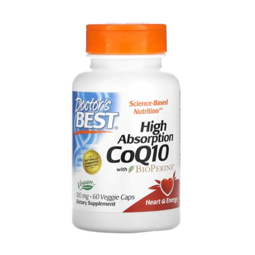 Doctor's Best High Absorption CoQ10 100mg, 60 kapsul