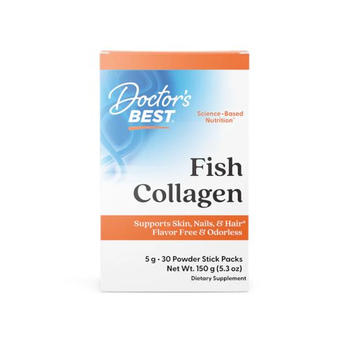 Doctor's Best ribji kolagen v prahu 5 g, 30 vrečk