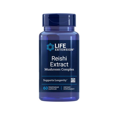 Life Extension Reishi izvleček, 60 vegetarijanskih kapsul