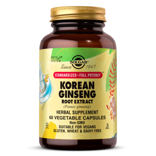 Solgar korejski ginseng, 60 kapsul