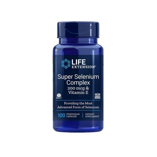 Life Extension - Super selen kompleks, 200 mcg z vitaminom E, 100 vegetarijanskih kapsul