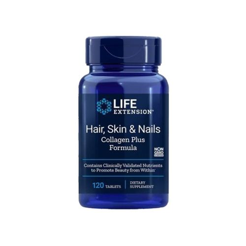 Life Extension - Lasje, koža & nohti kolagen plus, 120 tablet