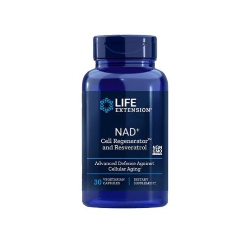 Life Extension - NAD+ Cell Regenerator ™ in Resveratrol, 30 vegetarijanskih kapsul