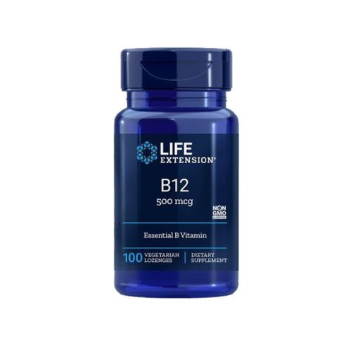 Life Extension - Vitamin B12, 500 µg, 100 pastil