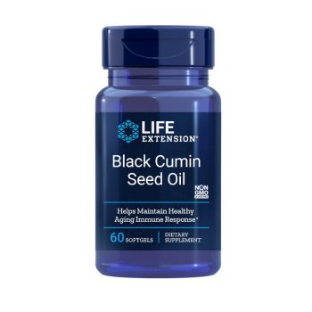 Life Extension Olje semen črne kumine, 60 gelov