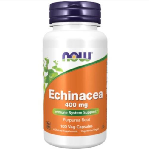 NOW Echinacea 400 mg, 250 kapsul