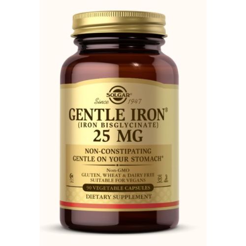 Železo Gentle Iron 25 mg, 180 kapsul
