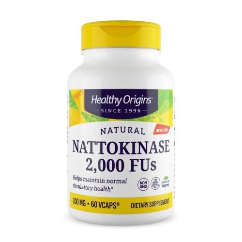 Healthy Origins Nattokinase, 2000 FU, 60 kapsul
