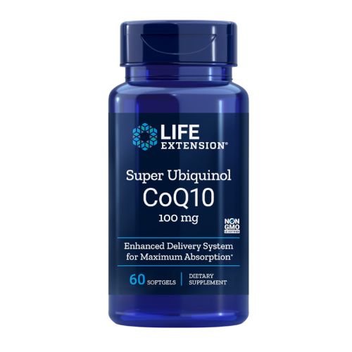 Life Extension Super Ubiquinol CoQ10 100 mg, 60 mehkih kapsul