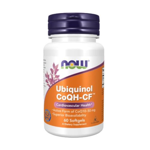 NOW Ubiquinol CoQH-CF 50 mg, 60 kapsul