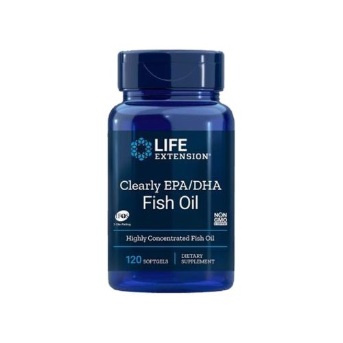 Life Extension - Clearly EPA/DHA ribje olje, 120 mehkih kapsul