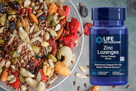 Life Extension Cink, 60 pastil